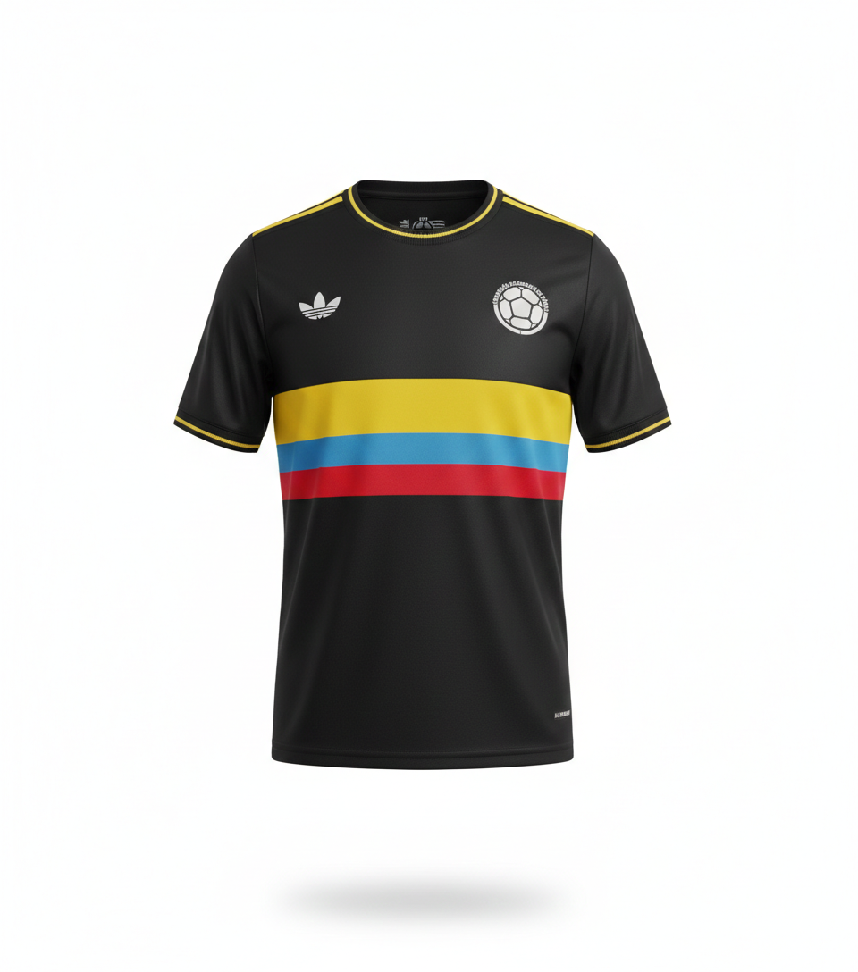 Camiseta Selección Colombia Centenario Negra 2024 Camiseta_Seleccion_Colombia_Centenario_edicion_especial_color_negro | Velocity Savage - Ropa Deportiva de Fútbol en Colombia