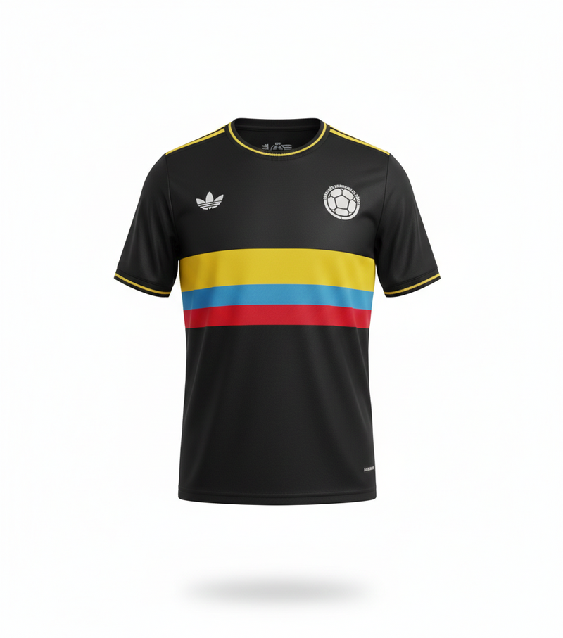 Camiseta Selección Colombia Centenario Negra 2024