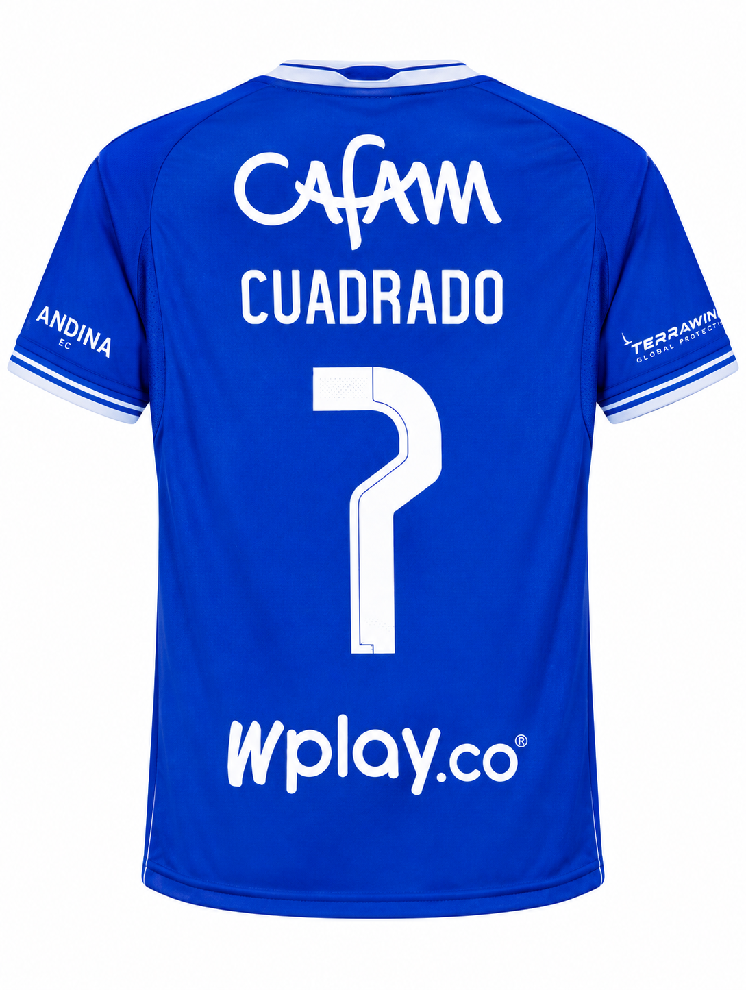 Camisa do Millonarios do Cuadrado, número 7