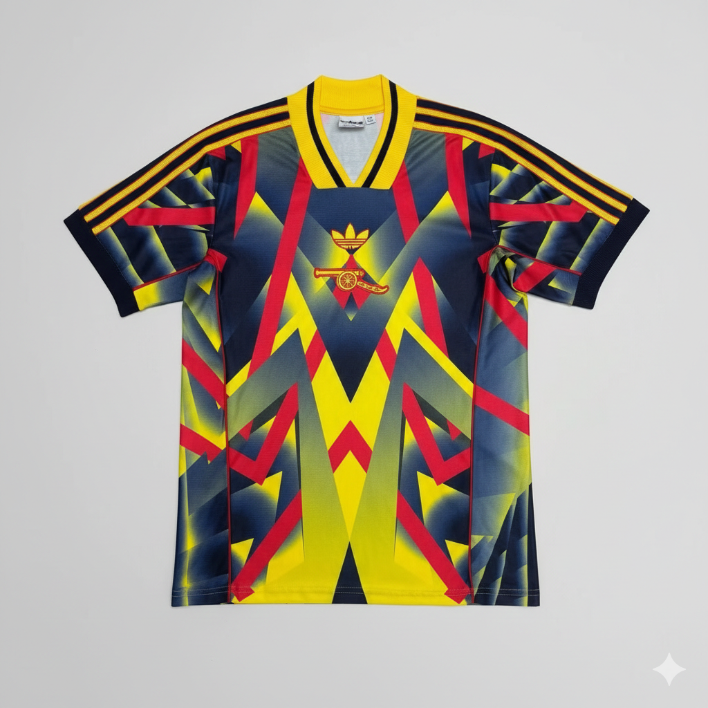 Camiseta Pre Partido Arsenal 25/26 Camiseta_pre_partido_multicolor_Arsenal_temporada_2025-2026 | Velocity Savage - Ropa Deportiva de Fútbol en Colombia