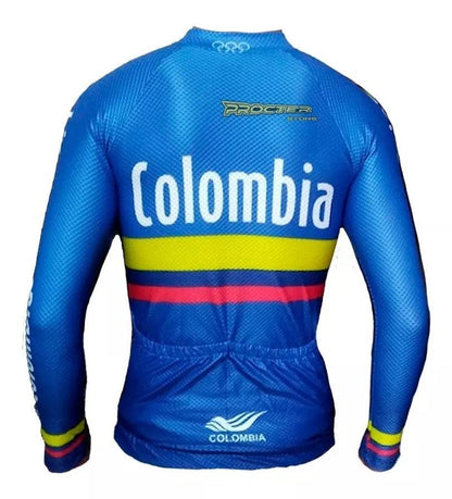 Jersey Ciclismo Maillot Manga Larga Ruta Mtb Colombia Camisa - Velocity Savage