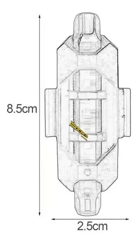Luz Led Recargable USB Bicicleta Delantera O Trasera - Velocity Savage