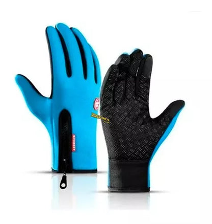 Guantes Moto Ciclismo Termicos Semi Impermeables Y Táctiles - Velocity Savage