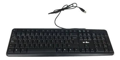 Teclado Alambrico Fc-530 Usb Español Qwerty Resistente Agua