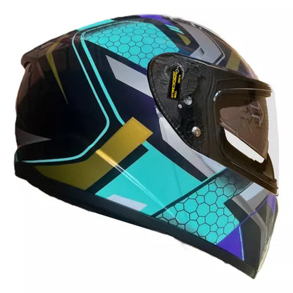 Casco Xecuro Certificado Doble Visor Transparente - Velocity Savage