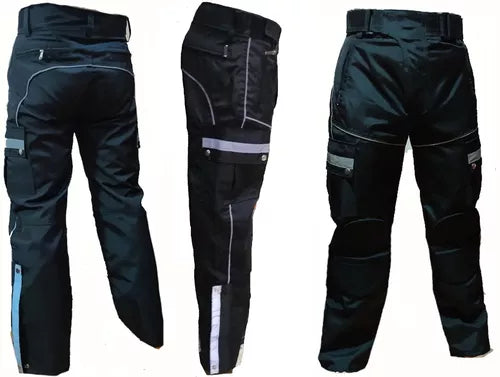 Pantalón De Protección Para Motociclista Lona Dama Hombre - Velocity Savage