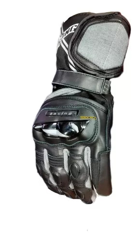 Guantes Cuero Caña Larga Con Protección Palma Táctil - Velocity Savage