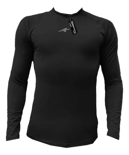 Buzo Deportivo Camiseta Larga Slim Fit Gym Lycra Fria Uv