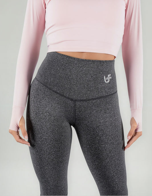 Biker Deportivo Mujer Lycra Short Deportivo Gris oscuro Jaspeada S