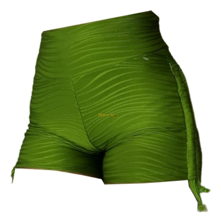 Lycra Corta Short Levanta Cola Push Up Deportivo Texturizado