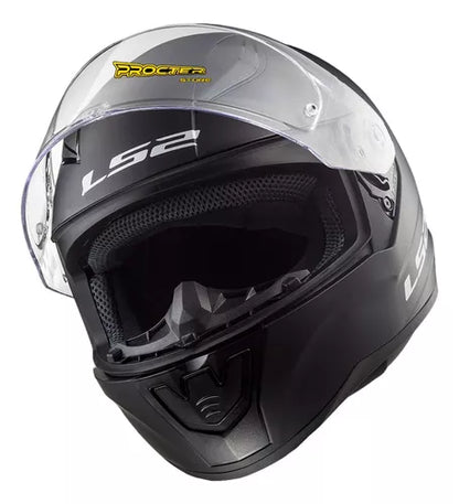 Casco Ls2 Negro Mate 353 Certificado Integral - Velocity Savage