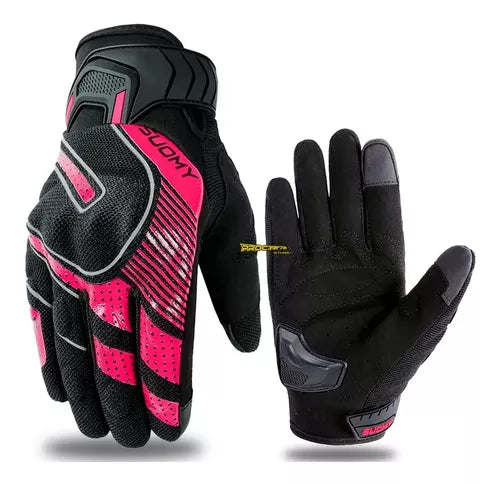 Guantes Para Moto Táctiles Con Protección Reflectivo Suomy - Velocity Savage