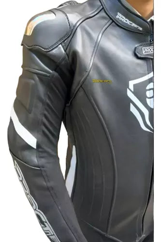 Mono Traje En Cuero Con Protecciones - Velocity Savage