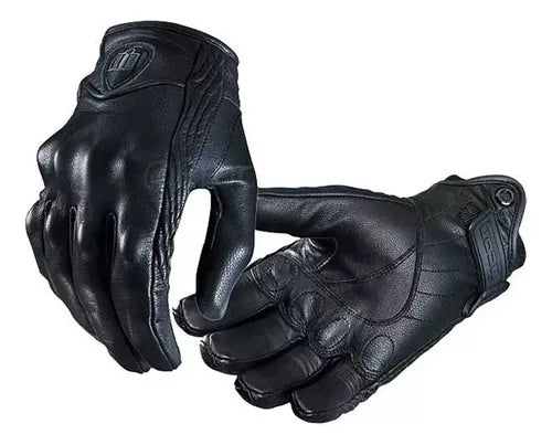 Guantes Pursuit En Cuero Moto Protección Unisex - Velocity Savage