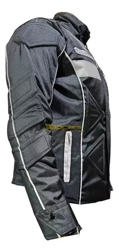 Chaqueta Para Motociclistas Talla Grande 2xl Reflectiva - Velocity Savage