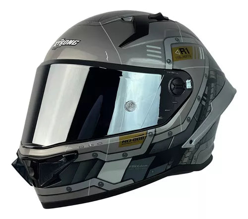 Casco Xtrong Integral Visor Magnético Deportivo Certificado - Velocity Savage