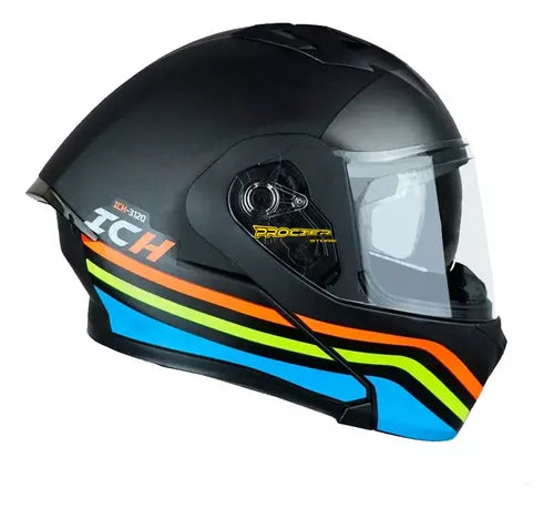 Cascos Abatibles Certificado Doble Visor Marca Ich 3120 - Velocity Savage