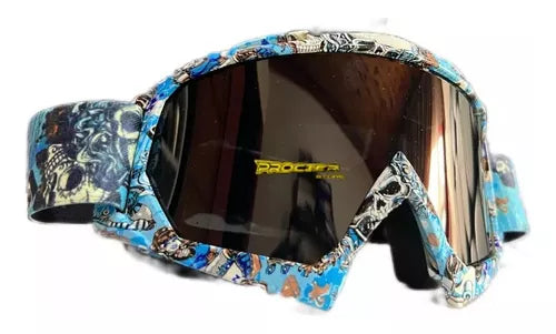 Gafas Tipo Cross Para Casco Cross Moto Bicicleta Deportes - Velocity Savage