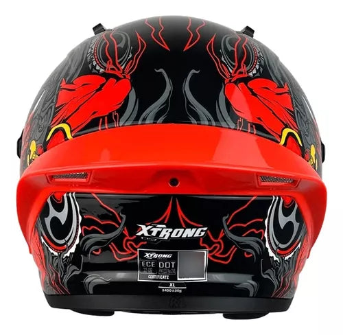 Casco Xtrong Integral Visor Magnético Deportivo Certificado - Velocity Savage