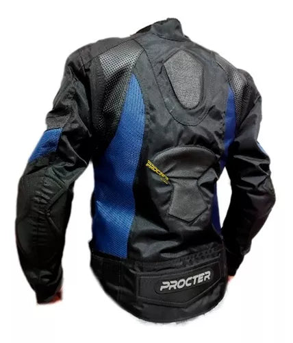 Chaqueta Protecciones Y Reflectiva Lona Cuerotex - Velocity Savage