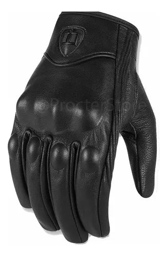 Guantes Pursuit En Cuero Moto Protección Unisex - Velocity Savage