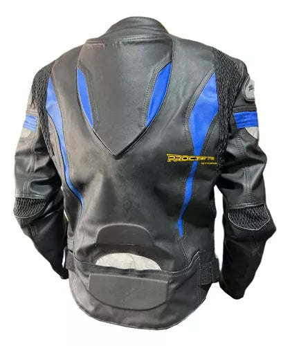 Chaqueta De Protecciones Removibles Cuero Tex - Velocity Savage