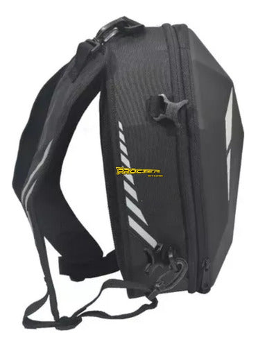 Maleta Rigida Moto Porta Casco Morral Tank Bag Tail Bag 3en1