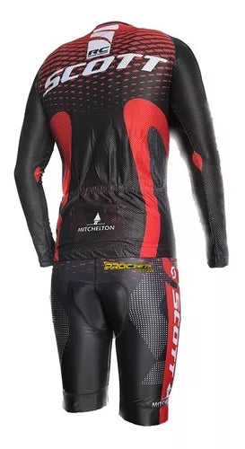 Uniforme De Ciclismo Conjunto Manga Larga - Velocity Savage