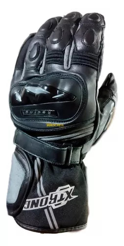 Guantes Cuero Caña Larga Con Protección Palma Táctil - Velocity Savage