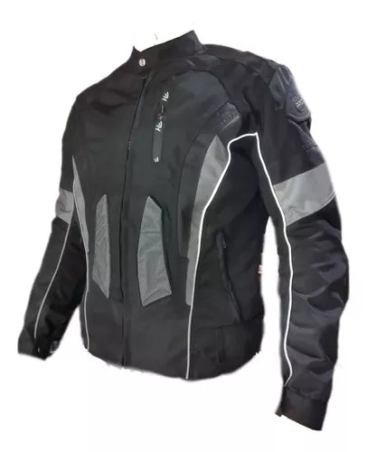 Chaqueta Protecciones Y Reflectiva Lona Cuerotex Moto Envío - Velocity Savage