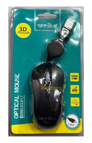 Mouse Mini Inalambrico Retráctil Weibo Traveler - Velocity Savage