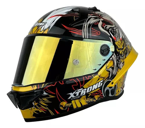 Casco Xtrong Integral Visor Magnético Deportivo Certificado - Velocity Savage