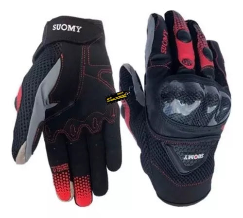 Guantes Moto Con Protecciones En Carbono Y Tactiles - Velocity Savage