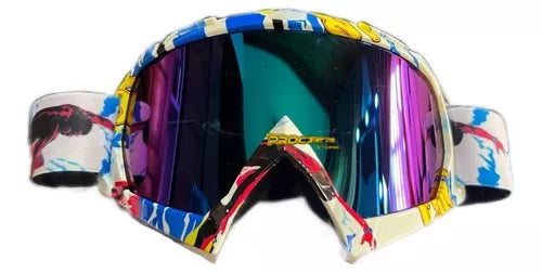 Gafas Tipo Cross Para Casco Cross Moto Bicicleta Deportes - Velocity Savage