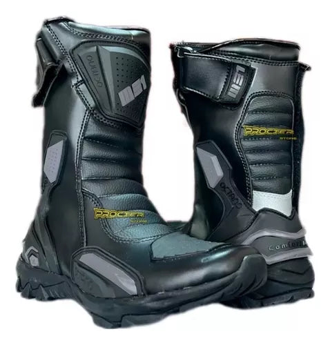 Botas largas para motociclista