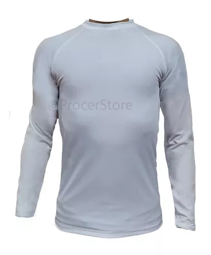 Buzo Deportivo Camiseta Larga Slim Fit Gym Lycra Fria Uv