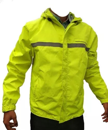 Chaqueta Rompevientos Térmica Con Reflectivo Moto Bicicleta - Velocity Savage