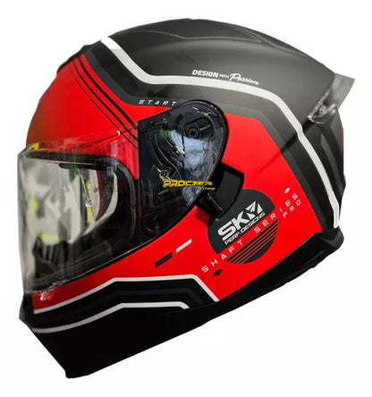 Casco Shaft Pro 600 Dv con Película Antiempañante - Velocity Savage