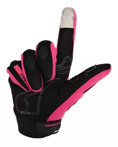 Guantes Para  Moto Tactiles Y Con Protección Para Dama - Velocity Savage