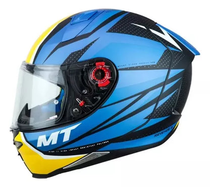 Casco Moto Mt Revenge 2 Certificado Negro Mate - Brillante - Velocity Savage