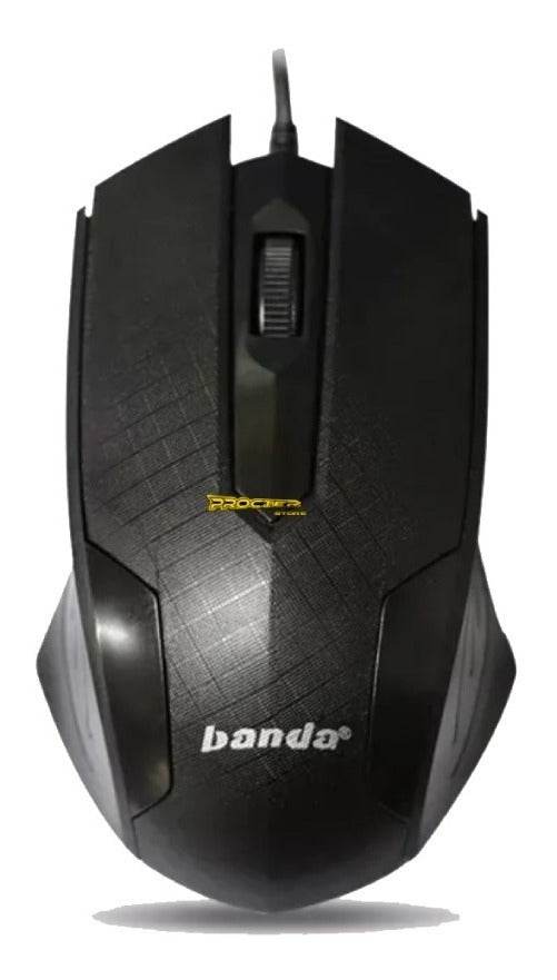 Mouse Banda Mw600 Alámbrico Color Negro