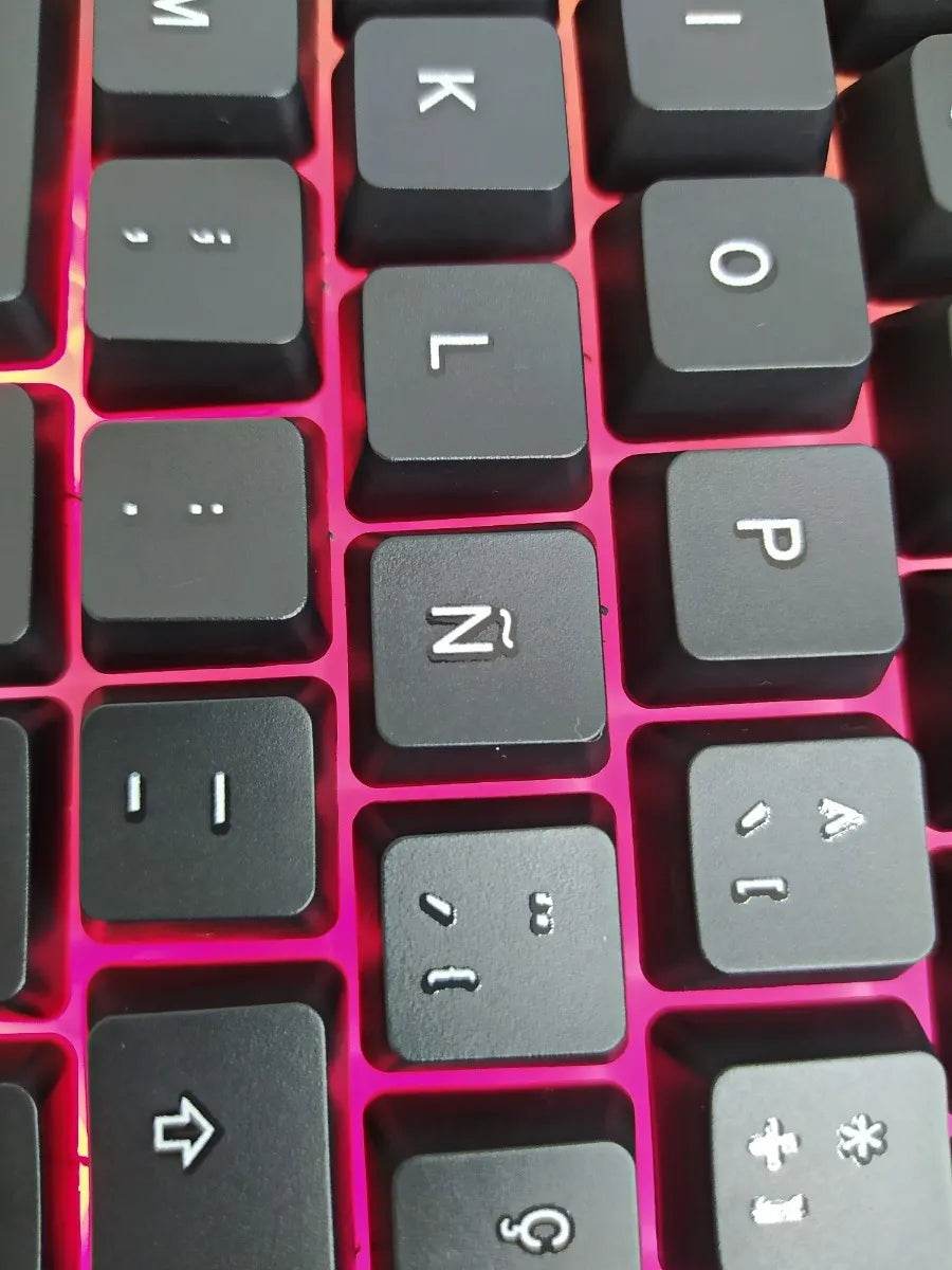 Teclado Gamer Weibo Wb-539 Qwerty Español Con Luz 3 Colores
