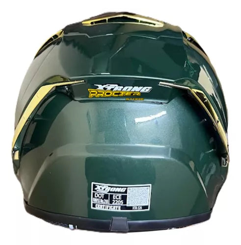 Casco Xtrong 326 Sh Con Aleron Tipo Pista - Velocity Savage