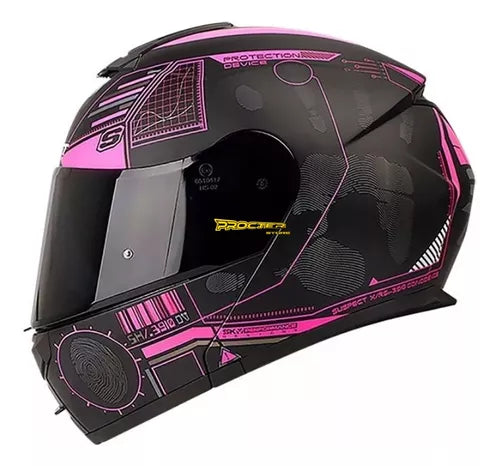 Casco Shaft 3910 Dv Doble Visor Abatible Certificado - Velocity Savage