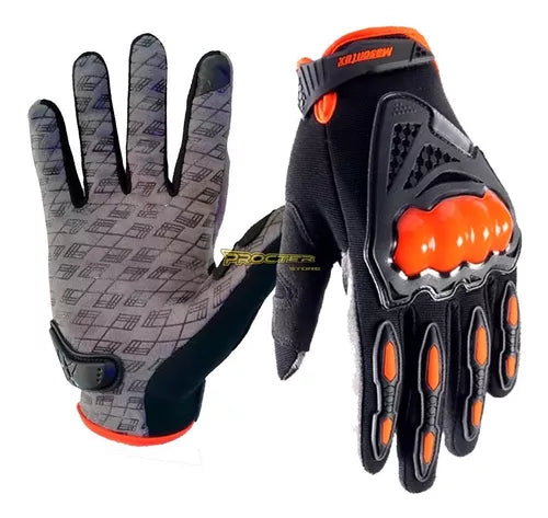 Guantes Moto Proteccion Nudillos Y Palma Forro Suave - Velocity Savage