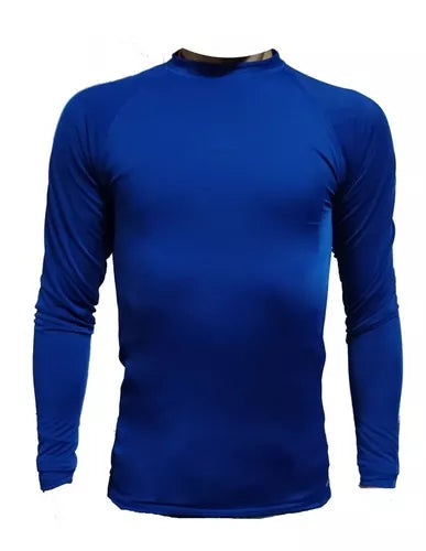 Buzo Deportivo Camiseta Larga Slim Fit Gym Lycra Fria Uv