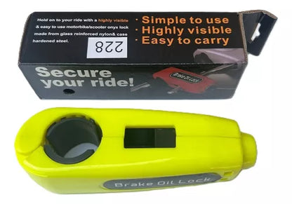 Candado Moto Manillar Seguro Freno Grip Lock Manigueta - Velocity Savage