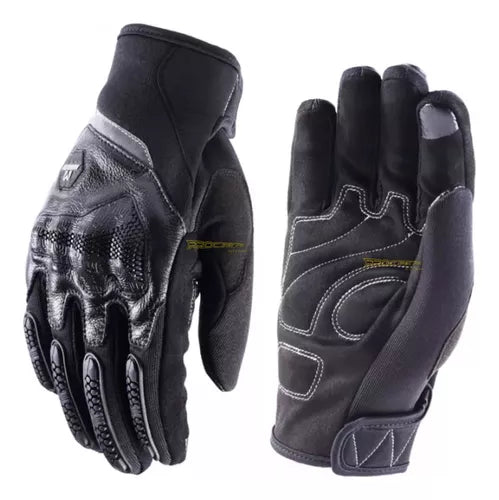 Guantes Para Moto Protección Cuero Y Microfibra Masontex - Velocity Savage