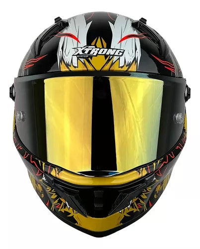 Casco Xtrong Integral Visor Magnético Deportivo Certificado - Velocity Savage