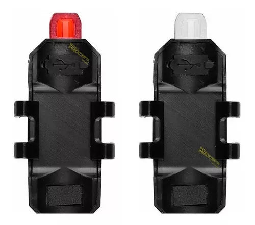 Luz Led Recargable USB Bicicleta Delantera O Trasera - Velocity Savage